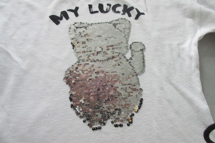 Tee shirt manches longues Zara - photo numéro 3