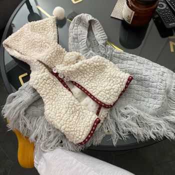 Pancho + veste sans manches