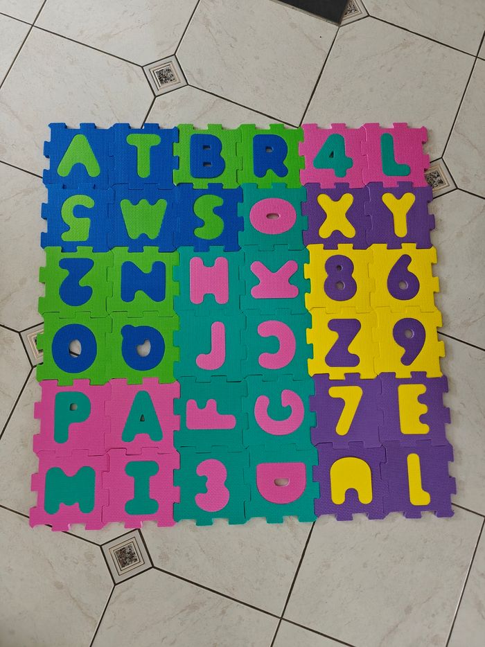 Tapis d'éveil en mousse modulable