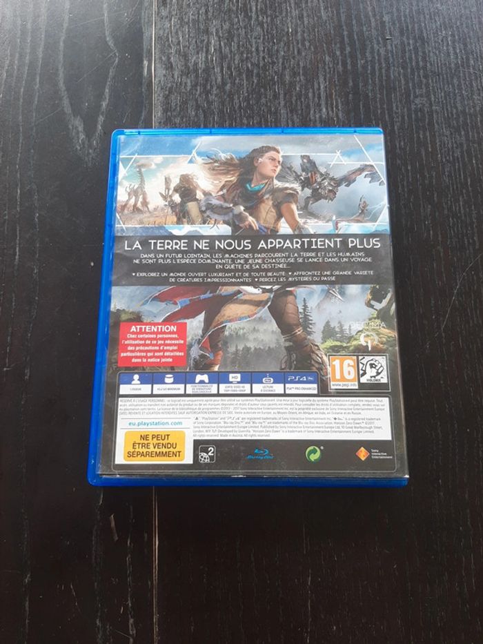 Jeu ps4 horizon - photo numéro 2