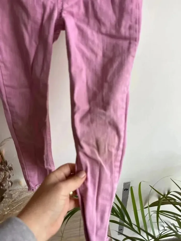 Jegging fille rose  5/6 ans 116 cm - photo numéro 6