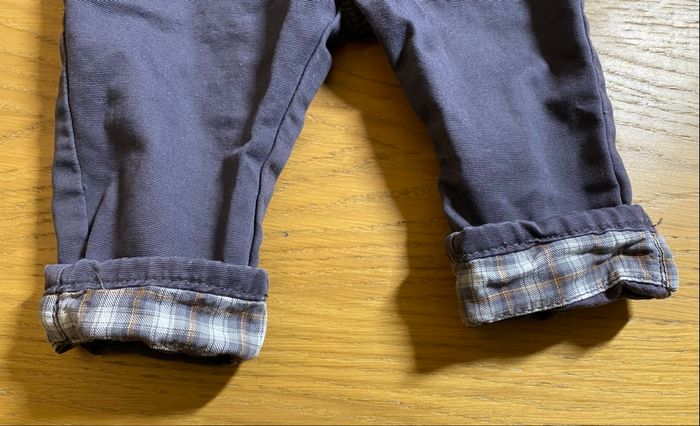 Obaïbi Pantalon gris anthracite Taille 6 mois - photo numéro 3