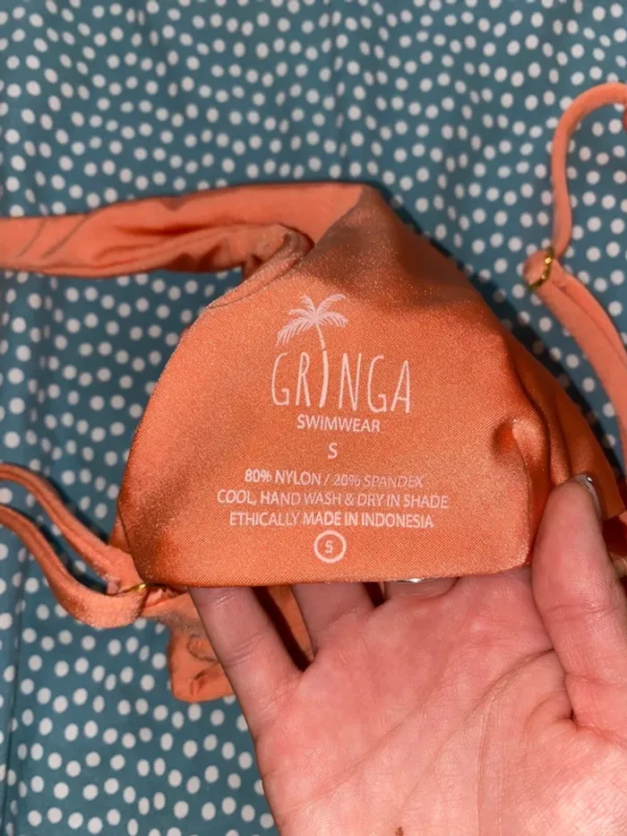 Haut de maillot corail - Gringa Swimwear - photo numéro 5