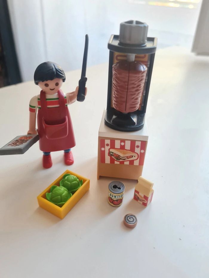 Playmobil 9088: vendeur de kebab complet