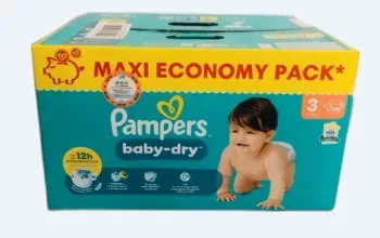 Couches Pampers babydry t3 136 couches neuf