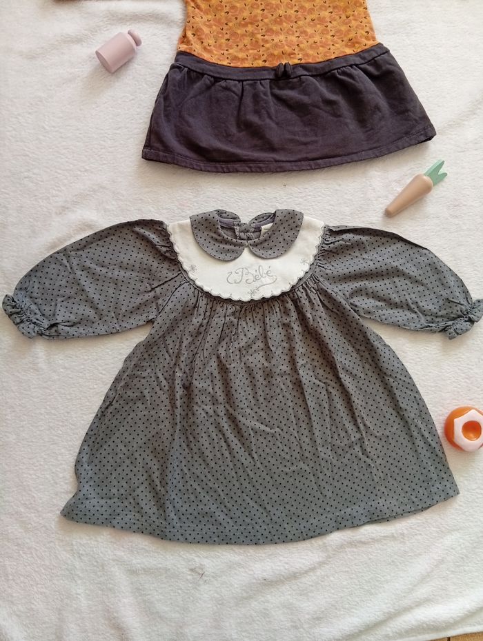 Gros lot de vêtements chauds pour bébé filles de marques 12 mois - photo numéro 4