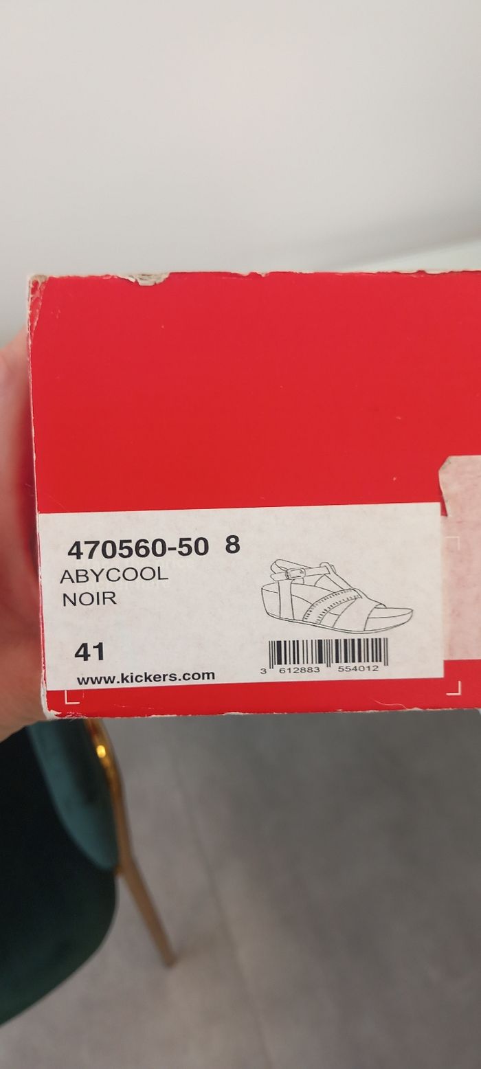 Sandales noir kickers - photo numéro 8