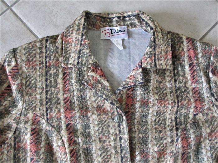 Robe hiver manches longues ou ¾ femme Guy Dubouis – Taille 44 - photo numéro 2