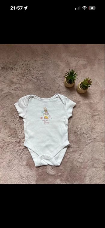 Body bébé fille 0-3 mois 🤍 Daisy Disney – coton doux