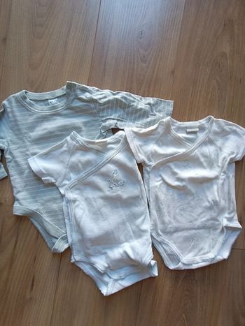 Lot 3 bodys 6 mois