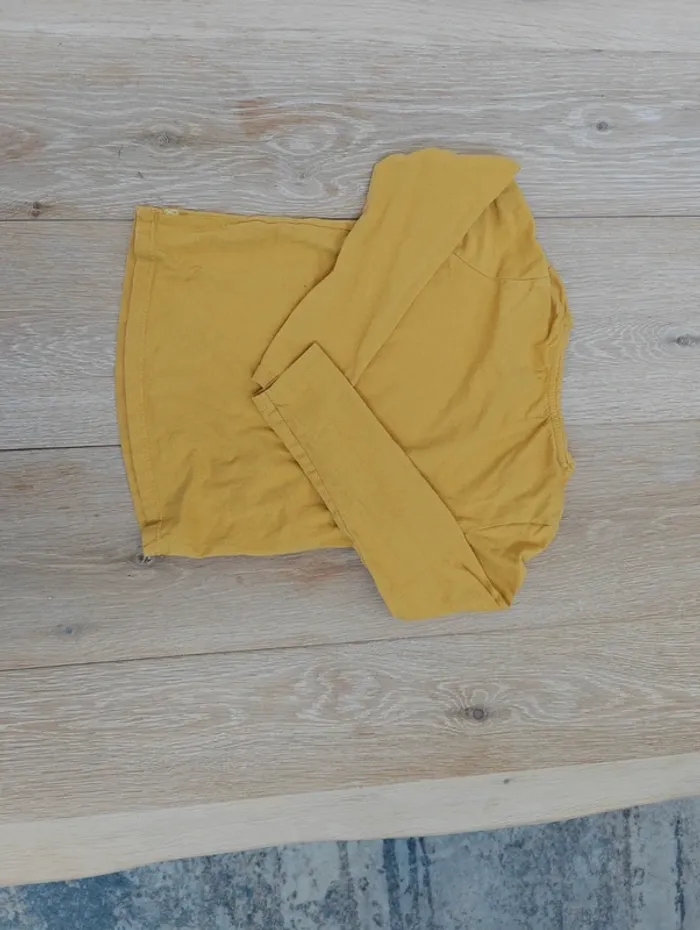 Tee shirt moutarde Okaïdi - photo numéro 5