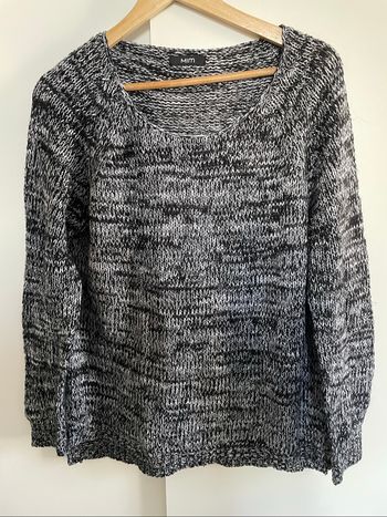 Pull noir et blanc