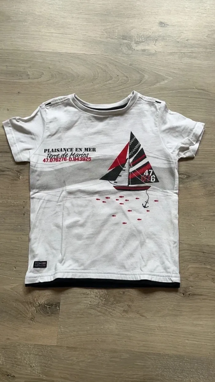 T-shirt manches courtes terre de marin