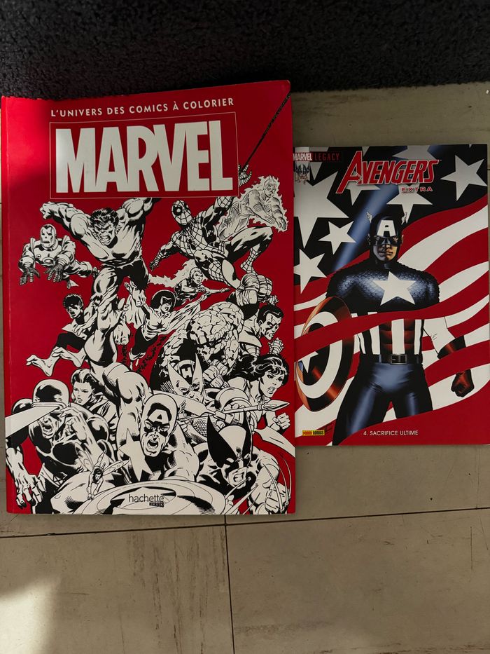Lot livres Marvel