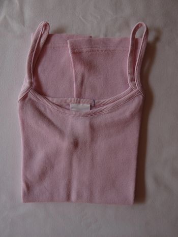 débardeur rose pale 8ans