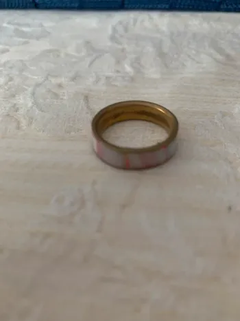 Bague style corail