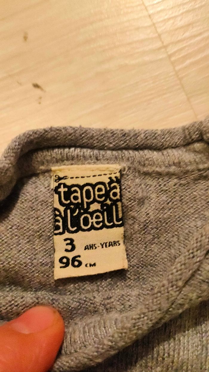Robe pull grise paillettées - photo numéro 3