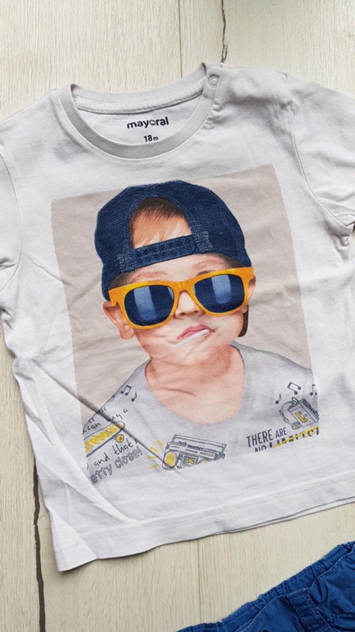 Ensemble 3 pièces estival garçon 18mois - photo numéro 2