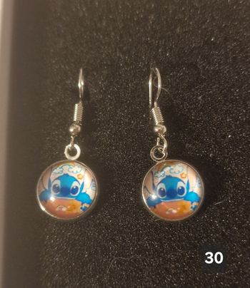 Boucles d'oreilles stitch