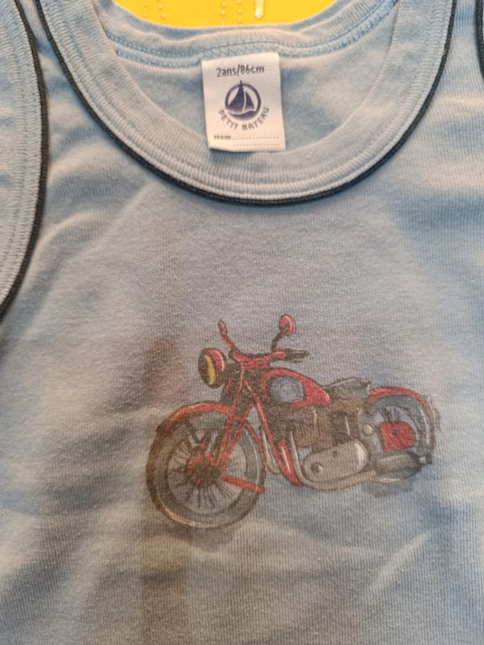 Lot de 3 débardeur Petit Bateau 2 ans 86 cm - photo numéro 2