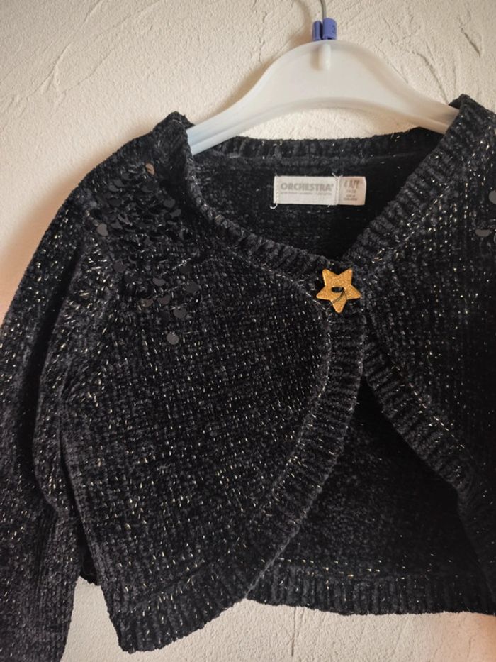 Gilet noire pailletté - photo numéro 3