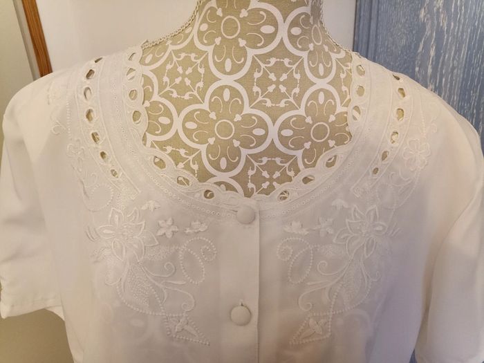 Chemisier / blouse femme blanc - photo numéro 5