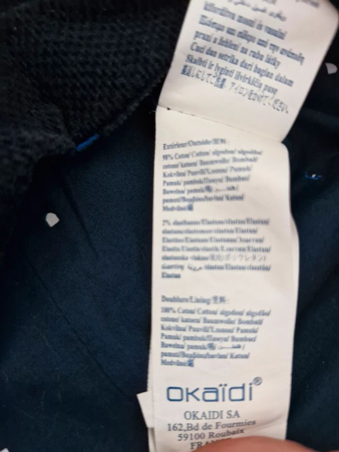 Blazer garçon 3 ans Okaïdi bleu marine coton élasthanne - photo numéro 3