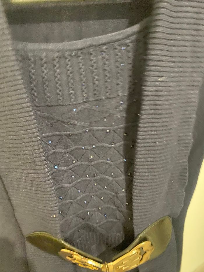 Robe pull tunique marine - photo numéro 2