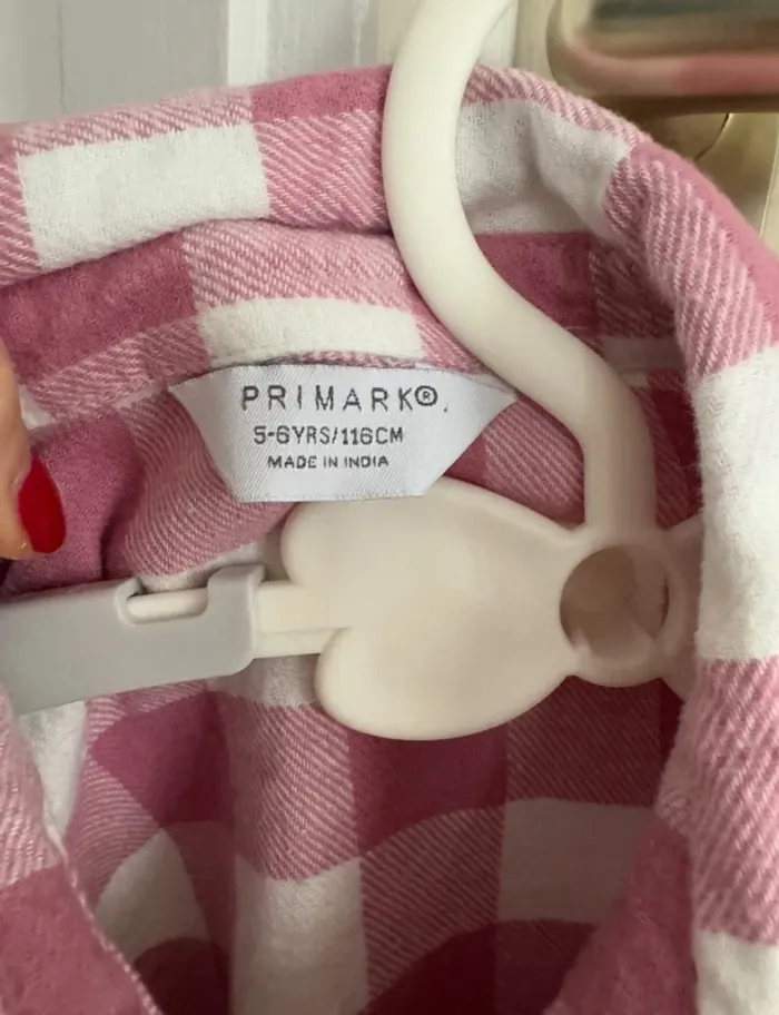 Joli chemisier à carreaux Primark 5/6 ans TBE - photo numéro 3