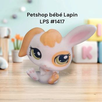 Little Petshop bébé Lapin LPS #1417 Hasbro
