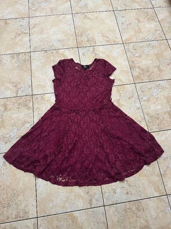 Robe pourpre - Taille 38 - Neuve