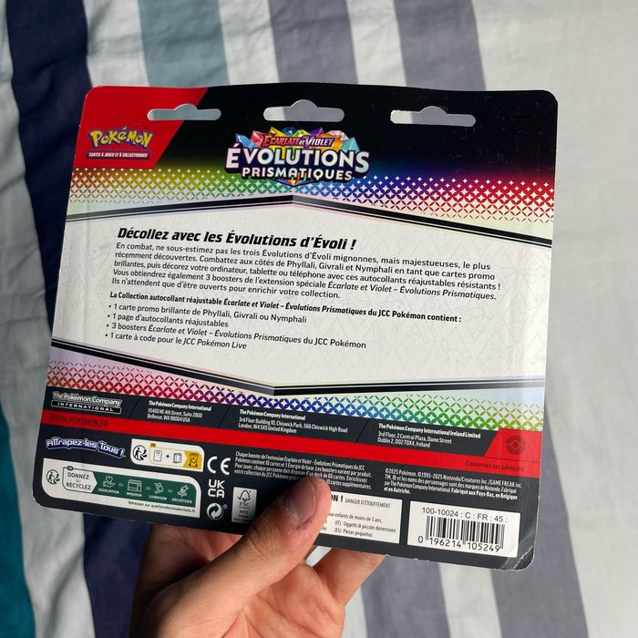 Tri pack évolution prismatique Phyllali scellé Pokémon - photo numéro 2