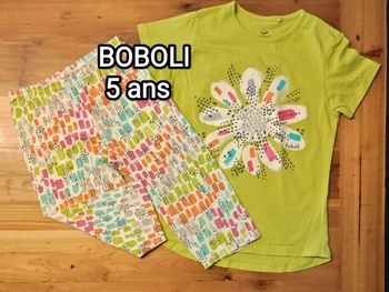 Ensemble t.shirt legging BOBOLI 5 ans 