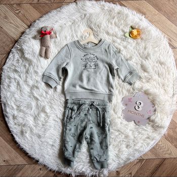 Ensemble bébé garçon Kiabi dinosaures - 3 mois / 62 cm