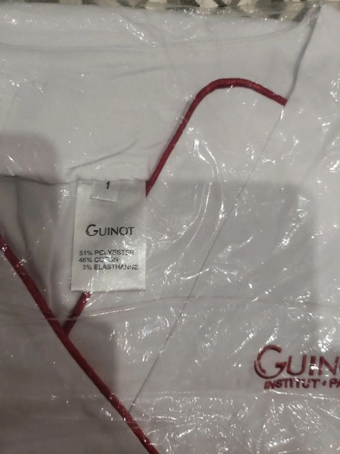 Blues guinot blanche et rouge taille 1 neuve - photo numéro 3
