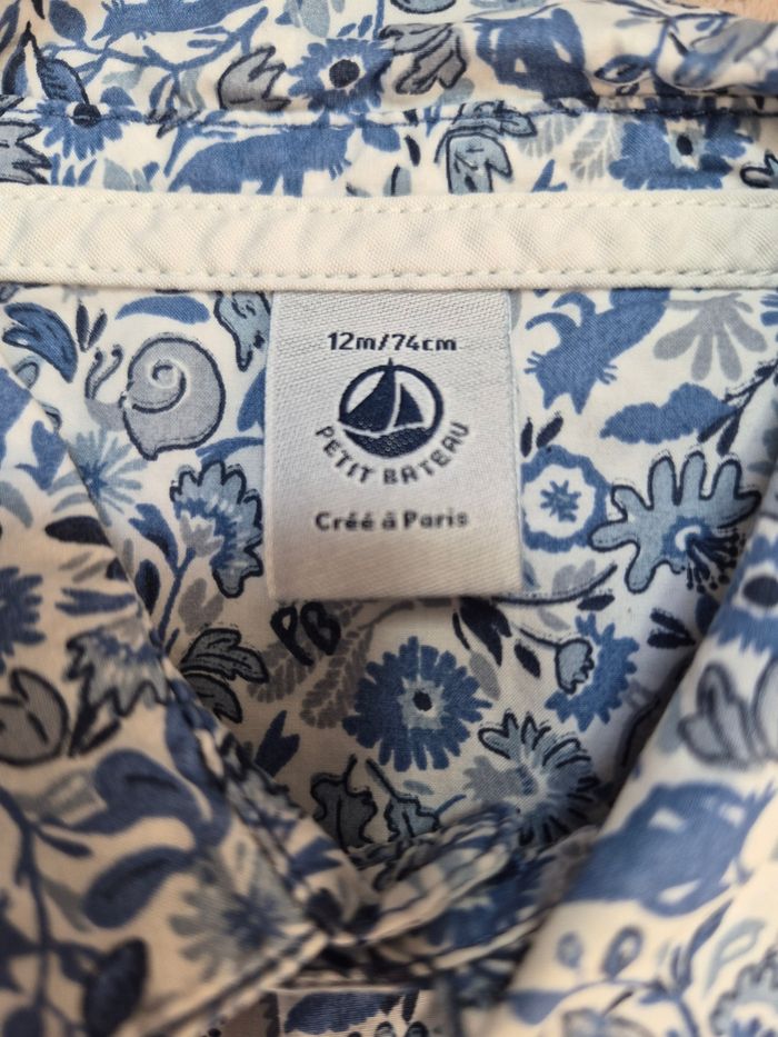 Chemise petit bateau 12 mois 74 cm - photo numéro 9