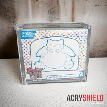 Protection acrylique premium pour ETB pokémon