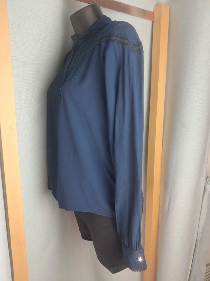 Balzac chemise blouse marine T . 36/38 - photo numéro 8