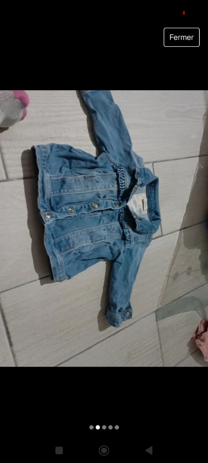 Veste en jean 9 mois - photo numéro 2