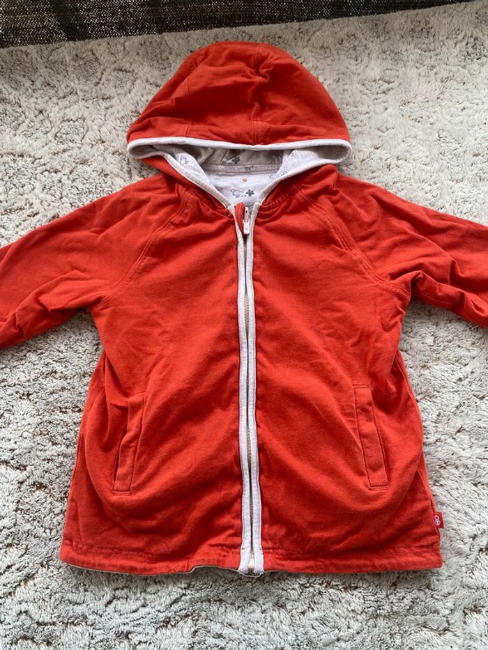Veste coton réversible Obaïbi dinosaure 3 ans 98 cm - photo numéro 2