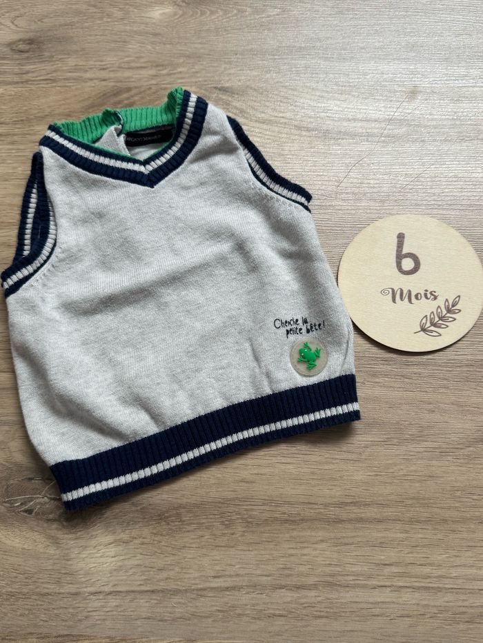 Pull sans manches garçon