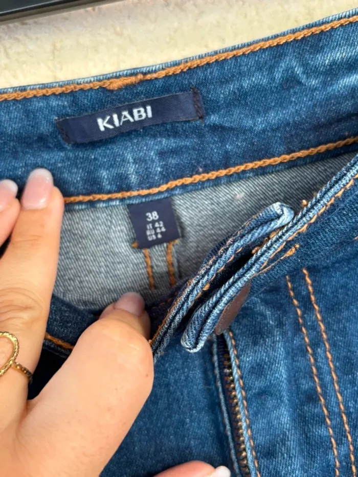 Short en jean foncé - Kiabi - taille 38 - photo numéro 3