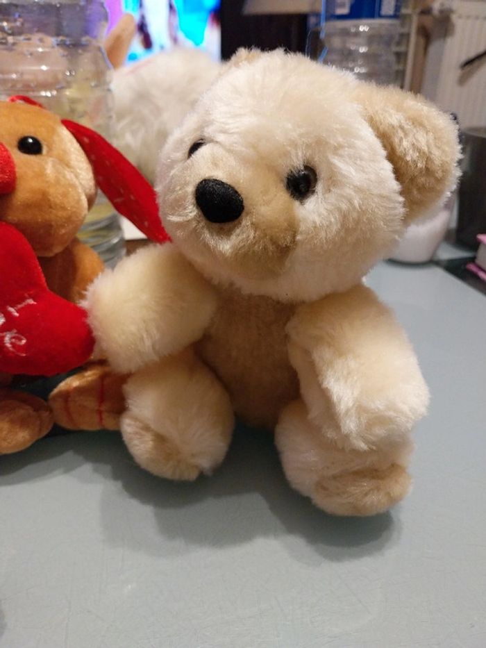 Lot 3 peluches nounours - photo numéro 3