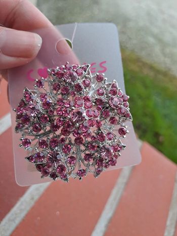 Broche rose