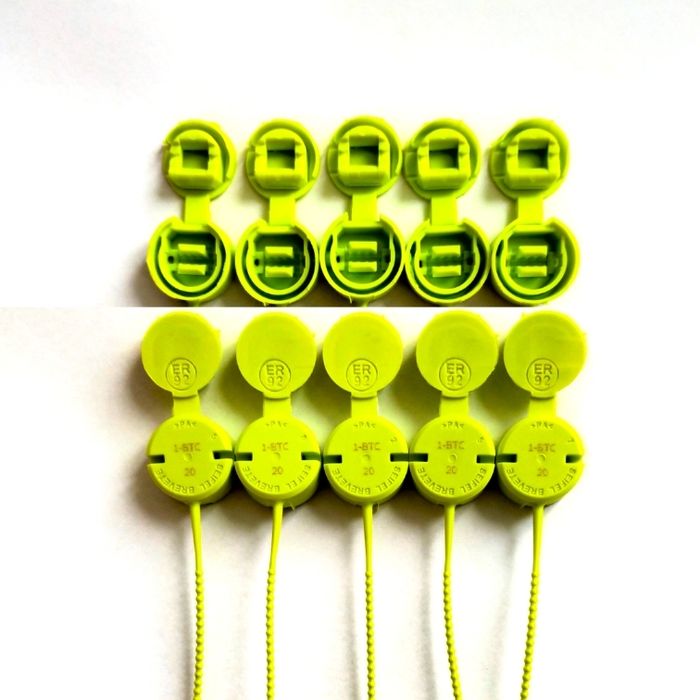 10 plomb EDF Scellé ER92 Vert