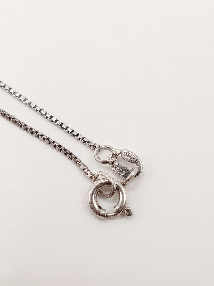 Collana argento 925 ametista o zircone lilla - photo numéro 5