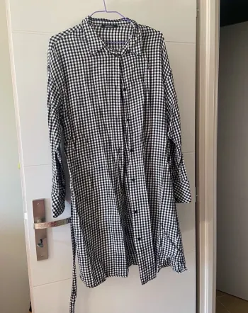 Robe chemise avec ceinture neuf