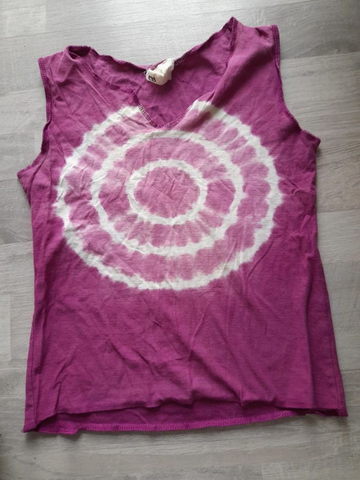 Magnifique débardeur violet 10 ans