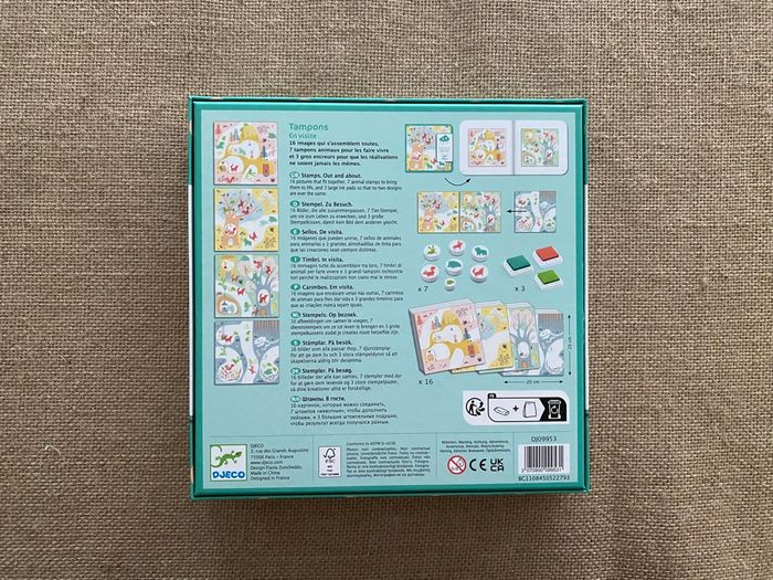 Jeu de société Mix & match junior Tampons Djeco - photo numéro 4