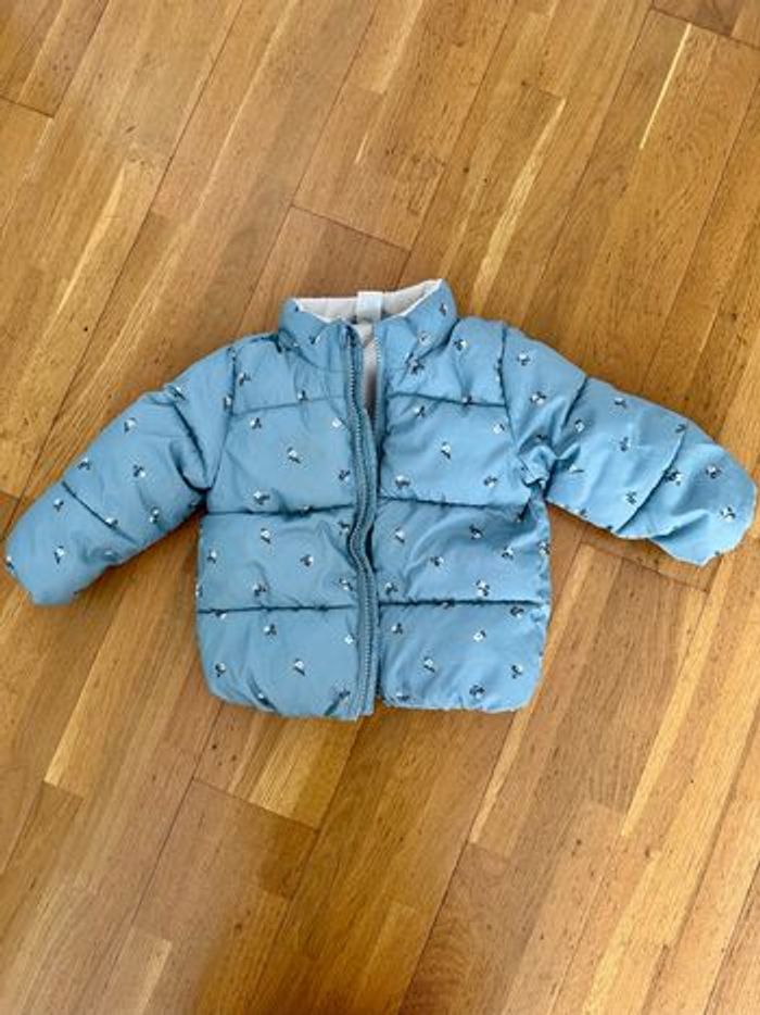 Doudoune doublée polaire avec capuche